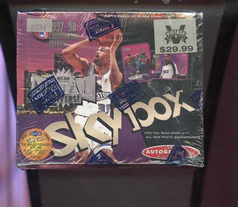 1997 98 skybox metal universe basketball box|97 98 skybox metal universe.